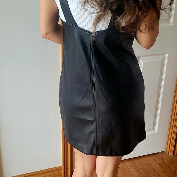 Abercrombie and Fitch leather dress - Picture 2 of 4